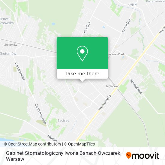 Gabinet Stomatologiczny Iwona Banach-Owczarek map