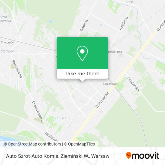 Auto Szrot-Auto Komis. Ziemiński W. map