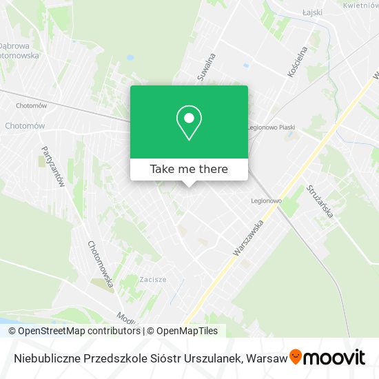 Niebubliczne Przedszkole Sióstr Urszulanek map