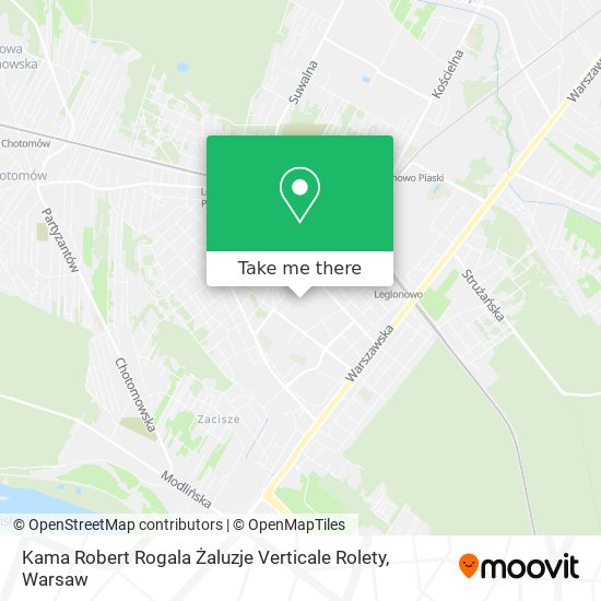 Kama Robert Rogala Żaluzje Verticale Rolety map