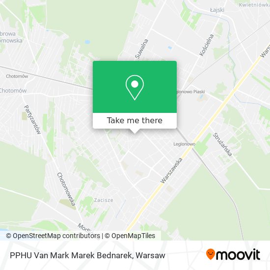 PPHU Van Mark Marek Bednarek map