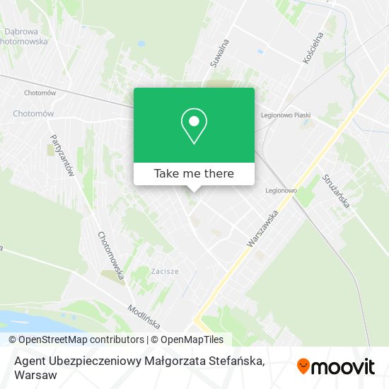 Agent Ubezpieczeniowy Małgorzata Stefańska map