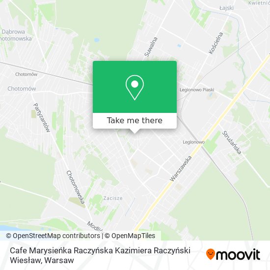 Cafe Marysieńka Raczyńska Kazimiera Raczyński Wiesław map