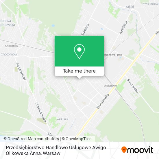 Przedsiębiorstwo Handlowo Usługowe Awigo Olikowska Anna map