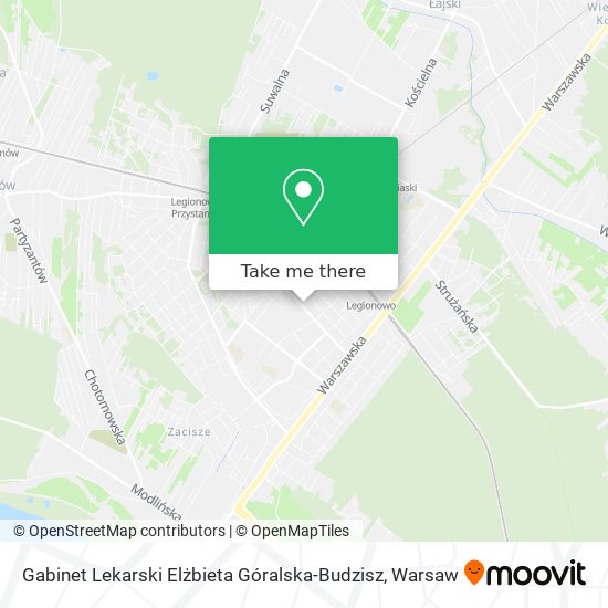 Gabinet Lekarski Elżbieta Góralska-Budzisz map