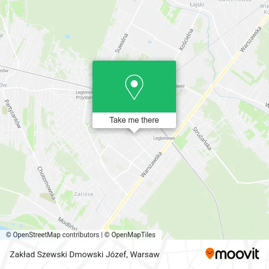 Карта Zakład Szewski Dmowski Józef