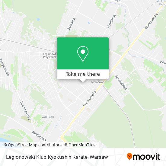 Legionowski Klub Kyokushin Karate map