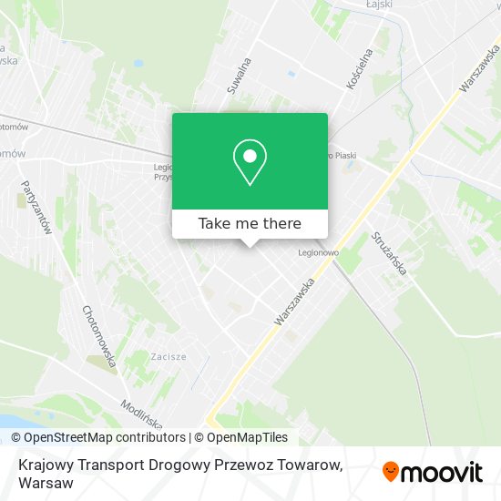 Krajowy Transport Drogowy Przewoz Towarow map