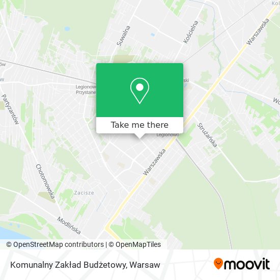 Komunalny Zakład Budżetowy map