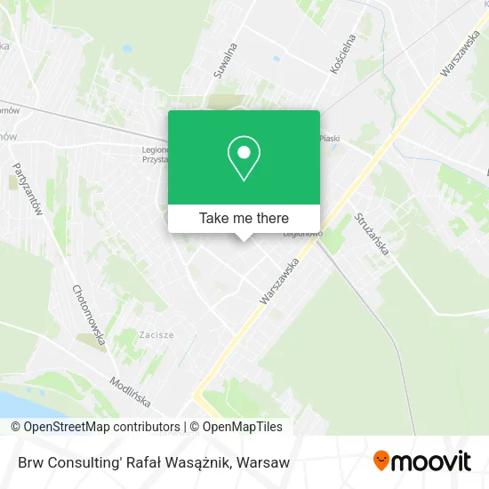 Brw Consulting' Rafał Wasążnik map