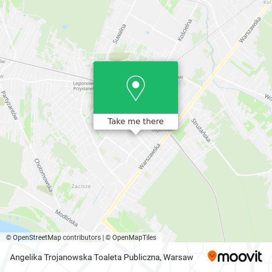 Angelika Trojanowska Toaleta Publiczna map