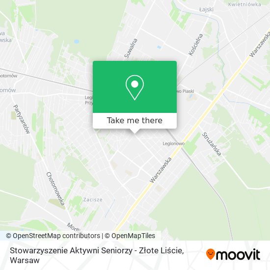 Stowarzyszenie Aktywni Seniorzy - Złote Liście map