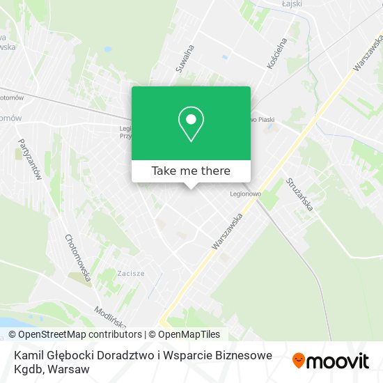 Kamil Głębocki Doradztwo i Wsparcie Biznesowe Kgdb map