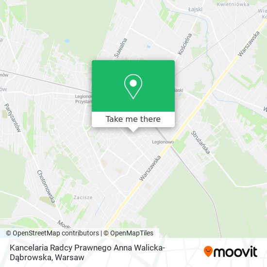 Kancelaria Radcy Prawnego Anna Walicka-Dąbrowska map