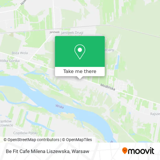 Be Fit Cafe Milena Liszewska map