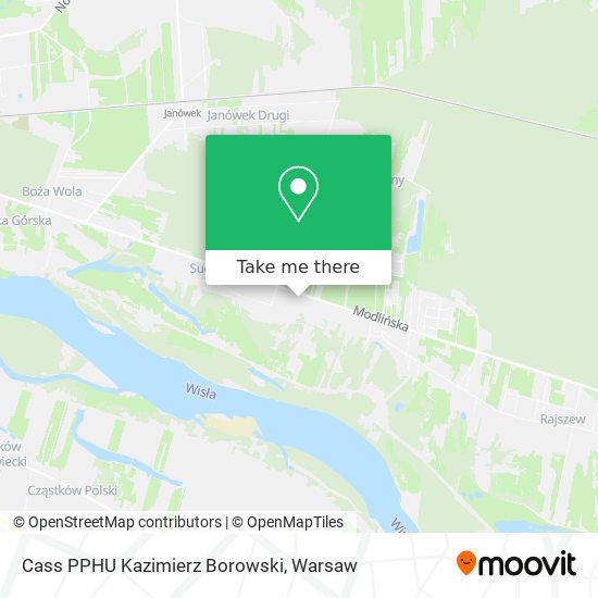 Cass PPHU Kazimierz Borowski map