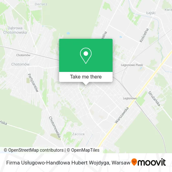Firma Usługowo-Handlowa Hubert Wojdyga map