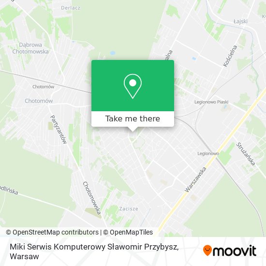 Miki Serwis Komputerowy Sławomir Przybysz map