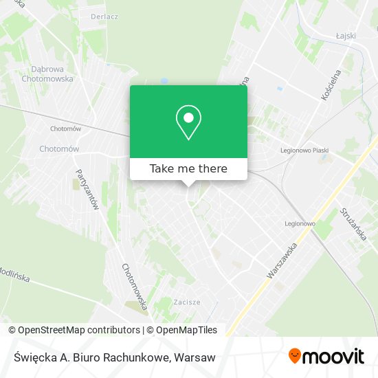 Święcka A. Biuro Rachunkowe map