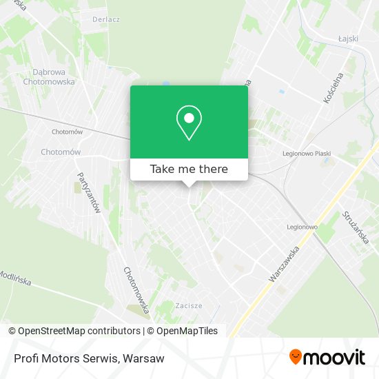 Profi Motors Serwis map