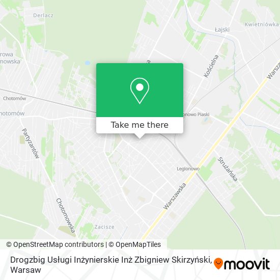 Drogzbig Usługi Inżynierskie Inż Zbigniew Skirzyński map