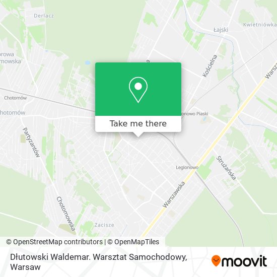 Dłutowski Waldemar. Warsztat Samochodowy map