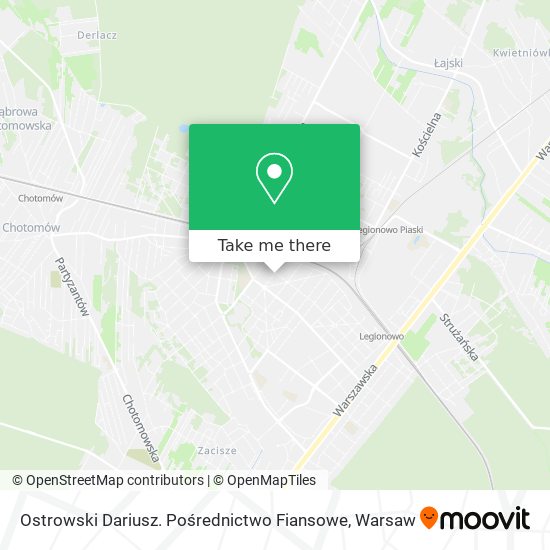 Ostrowski Dariusz. Pośrednictwo Fiansowe map