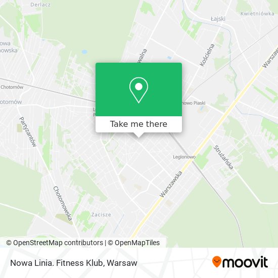 Nowa Linia. Fitness Klub map