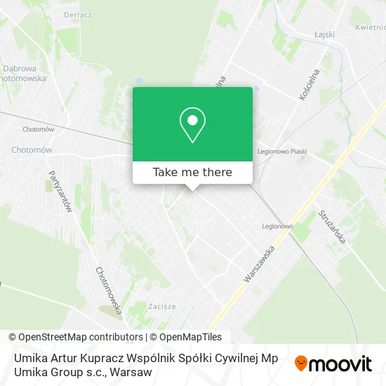Umika Artur Kupracz Wspólnik Spółki Cywilnej Mp Umika Group s.c. map
