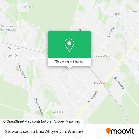 Карта Stowarzyszenie Unia Aktywnych