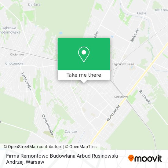 Firma Remontowo Budowlana Arbud Rusinowski Andrzej map