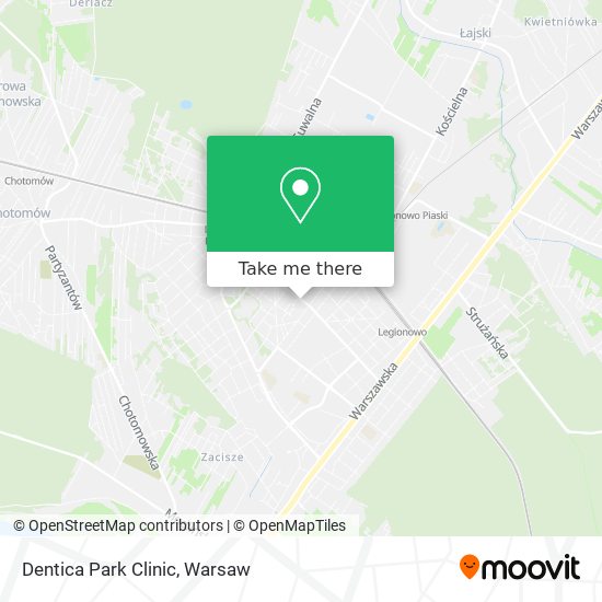 Dentica Park Clinic map