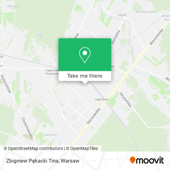 Zbigniew Pękacki Tina map