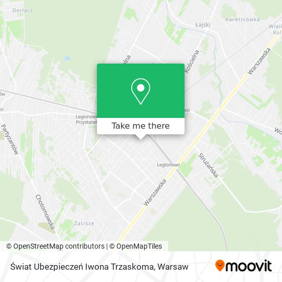 Świat Ubezpieczeń Iwona Trzaskoma map