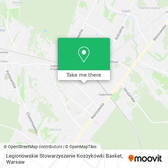 Legionowskie Stowarzyszenie Koszykówki Basket map