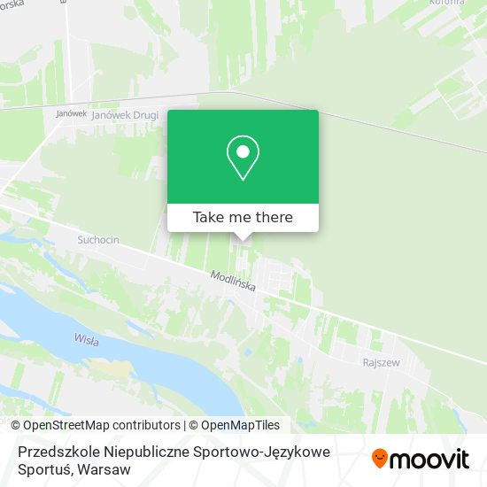 Przedszkole Niepubliczne Sportowo-Językowe Sportuś map