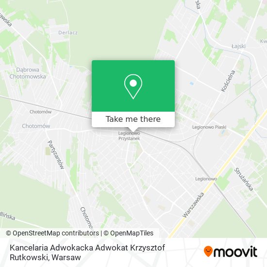 Kancelaria Adwokacka Adwokat Krzysztof Rutkowski map