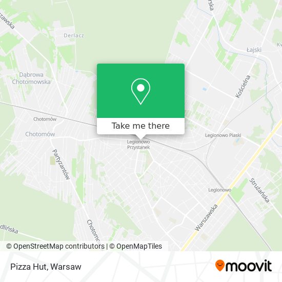 Pizza Hut map