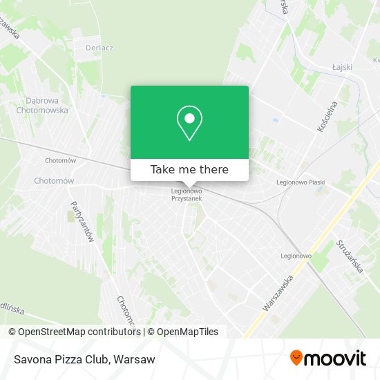 Savona Pizza Club map