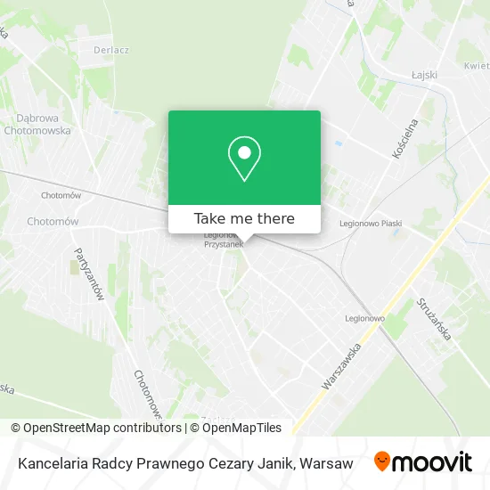 Карта Kancelaria Radcy Prawnego Cezary Janik
