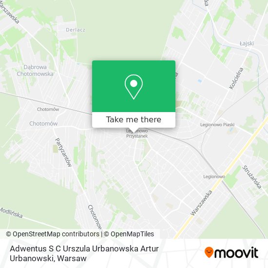 Adwentus S C Urszula Urbanowska Artur Urbanowski map