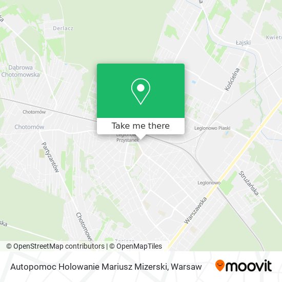 Autopomoc Holowanie Mariusz Mizerski map