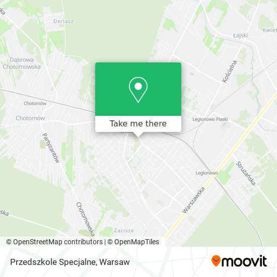 Przedszkole Specjalne map