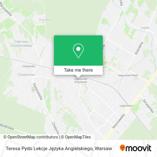 Карта Teresa Pydo Lekcje Języka Angielskiego