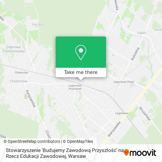 Stowarzyszenie 'Budujemy Zawodową Przyszłość' na Rzecz Edukacji Zawodowej map