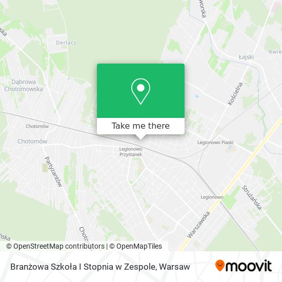 Карта Branżowa Szkoła I Stopnia w Zespole