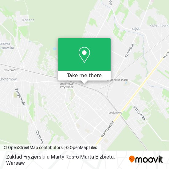 Zakład Fryzjerski u Marty Rosło Marta Elżbieta map