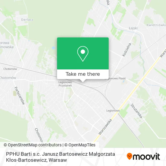 PPHU Barti s.c. Janusz Bartosewicz Małgorzata Kłos-Bartosewicz map