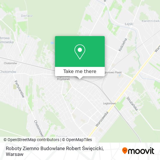 Roboty Ziemno Budowlane Robert Święcicki map