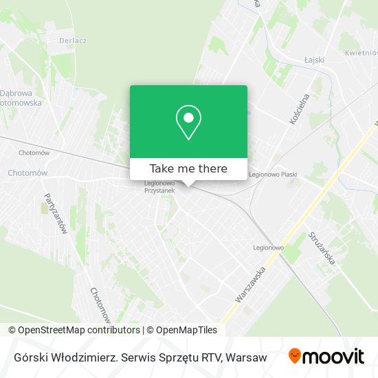 Górski Włodzimierz. Serwis Sprzętu RTV map